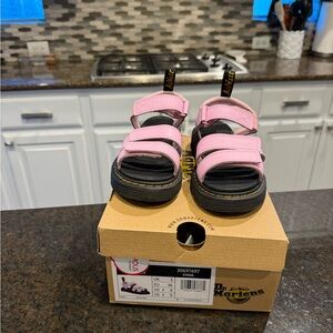 Dr. Martens Pink Kids Sandals - Size 4